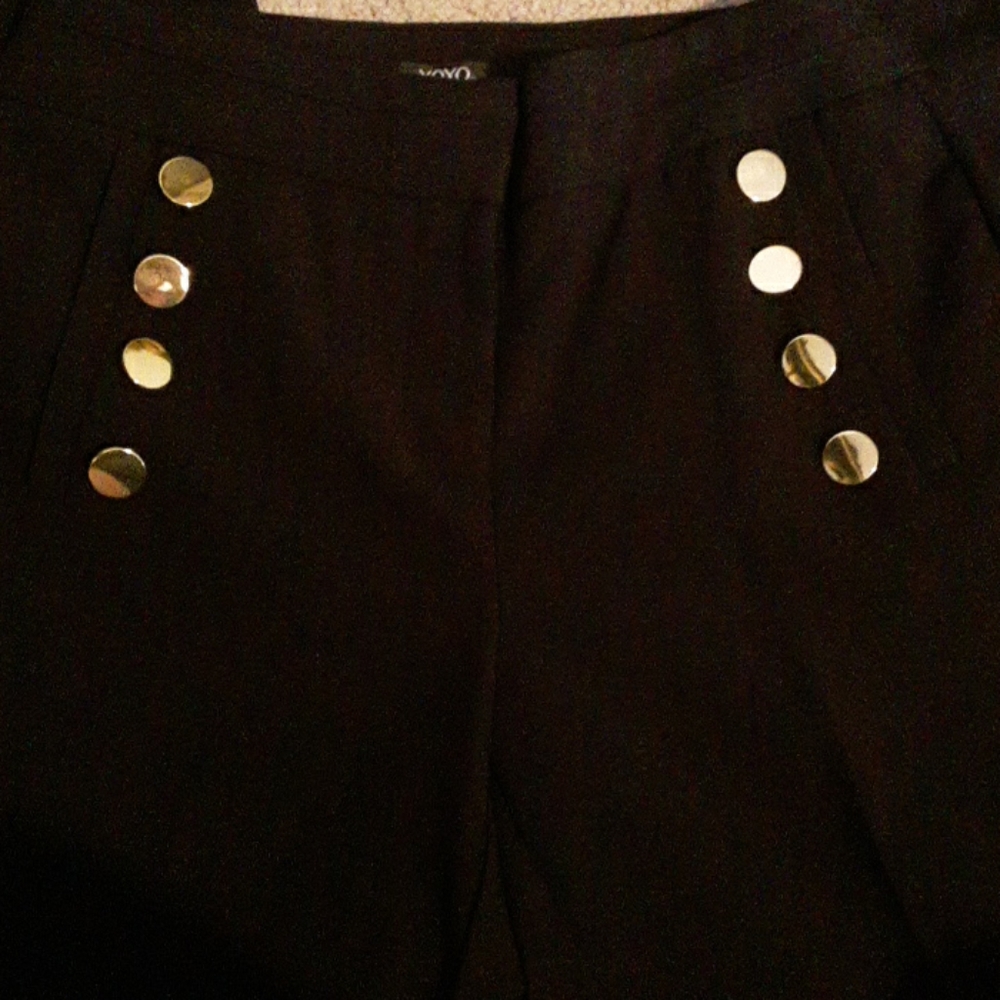Gold Button Dress Pant - Picture 2 of 4